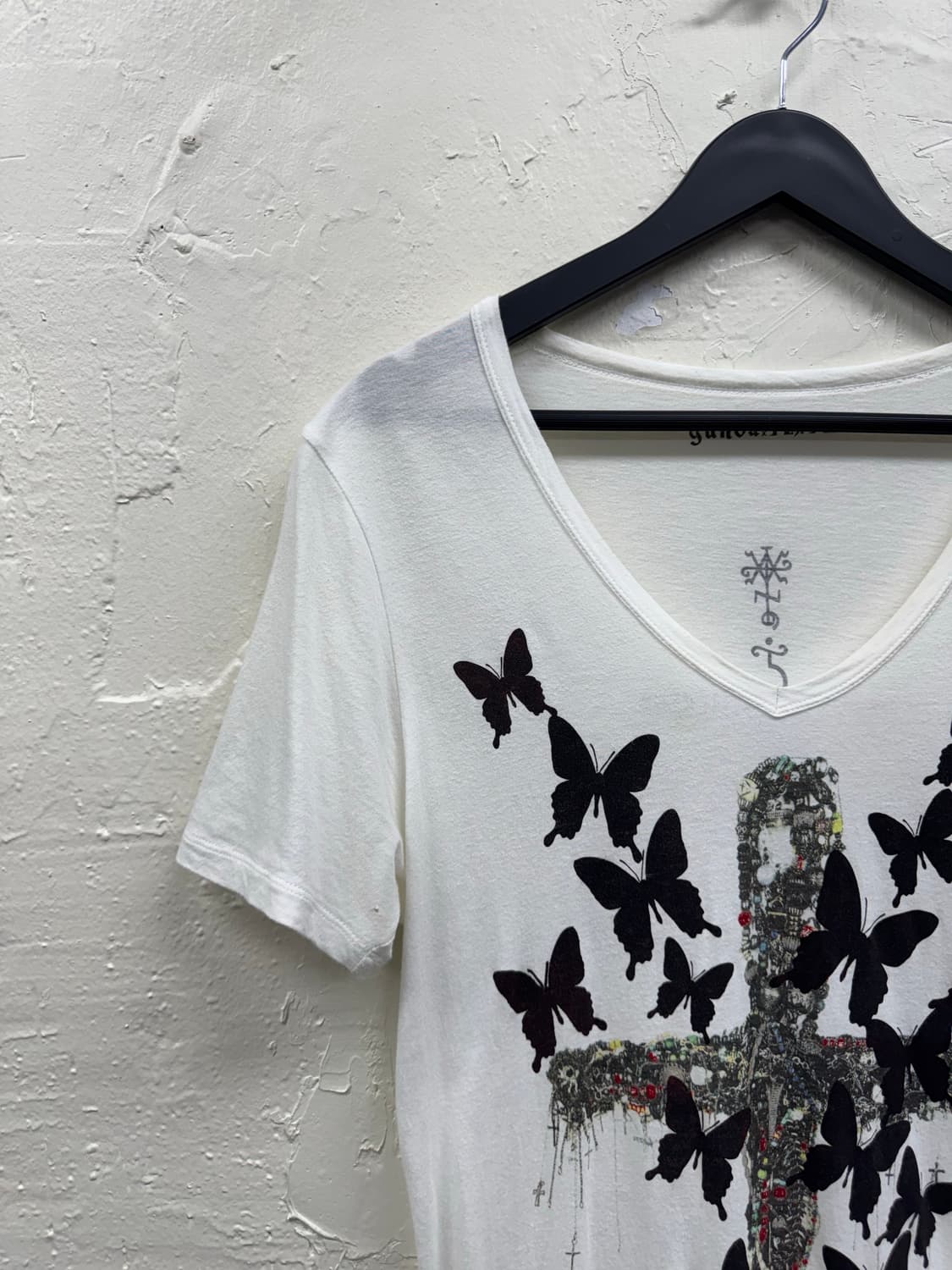 Kmrii x gunda 00s archive cross t shirts 상품이미지3