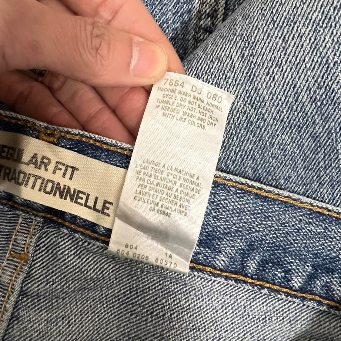 00s 리바이스 505 레귤러핏 연청 데님 팬츠 청바지 32 상품이미지6