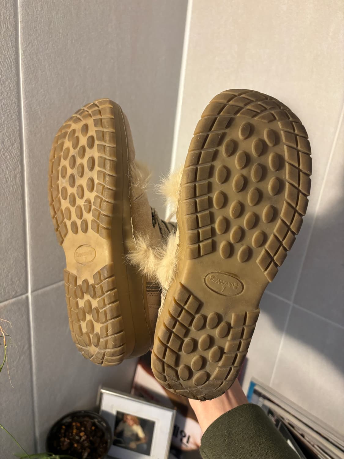 베어파우 스웨이드 퍼부츠 상품이미지5