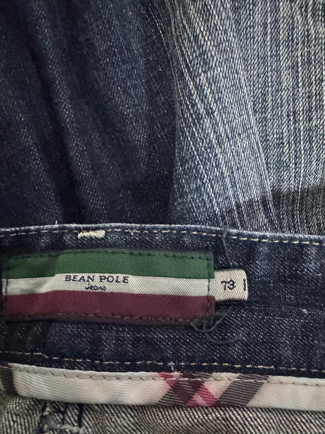 여성 빈폴 레이디스 y2k 빈티지 워싱 데님 미니 스커트 73 상품이미지4