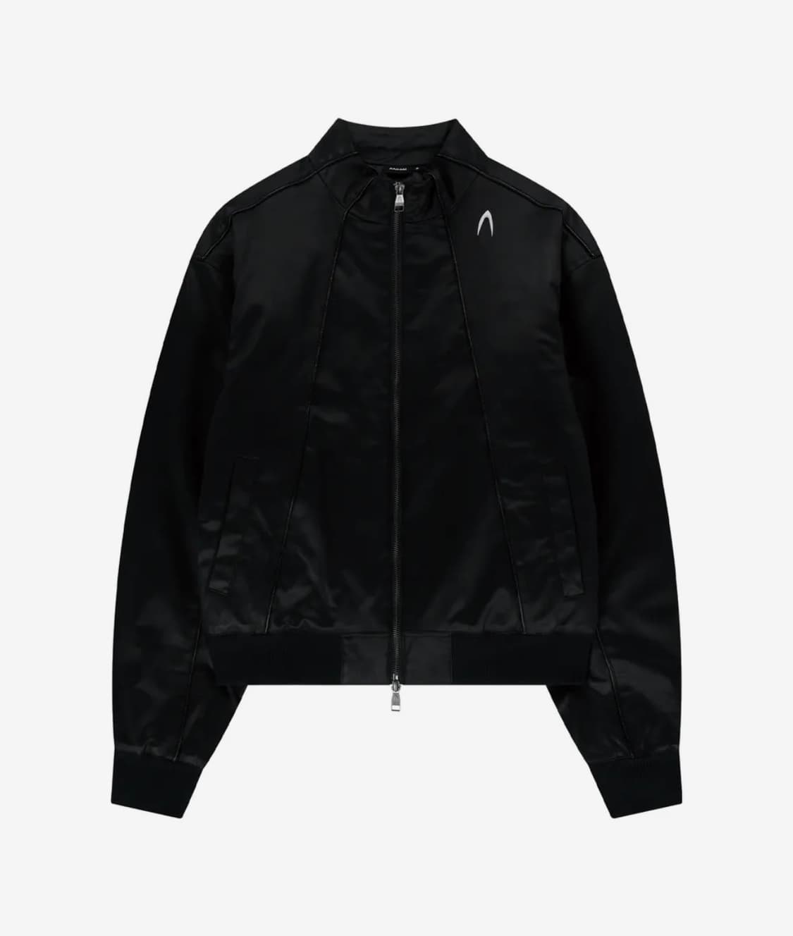 아캄 Piping Leather Blouson 레더 지켓 블랙 1 상품이미지1