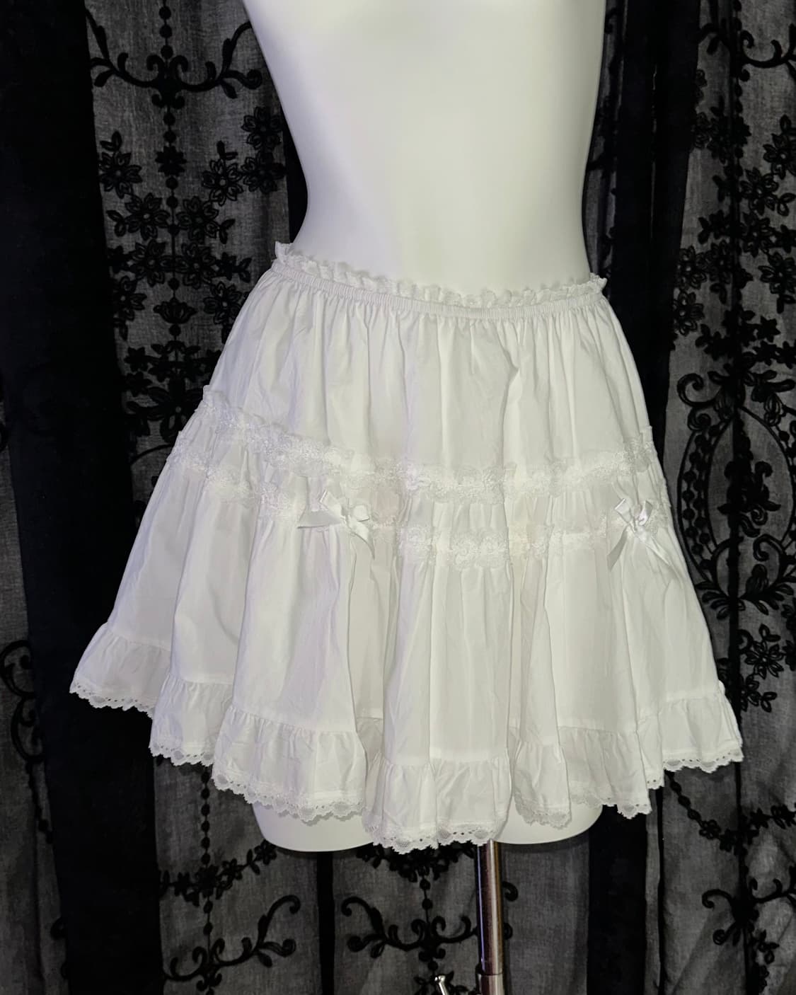 white cutie skirt 상품이미지2