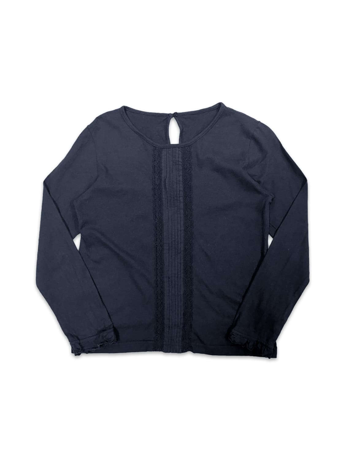 빈티지 네이비 모리 레이어드 가디건 세트 상품이미지2