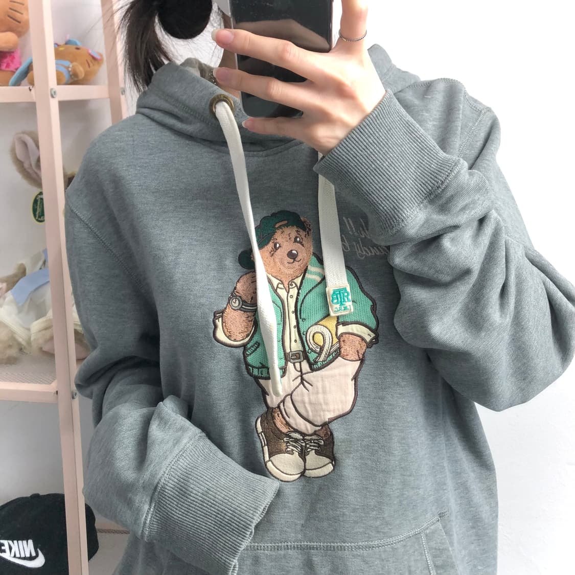 티니위니 그레이 왕아방 후디 상품이미지2