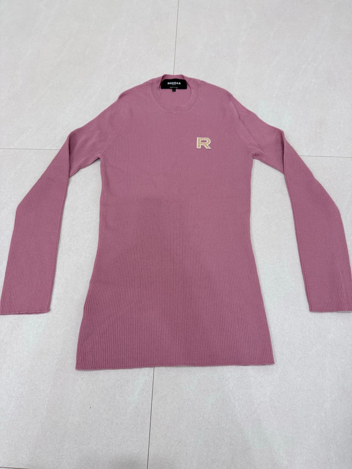 Rochas 로샤스 골지 핑크 니트티 s 55 상품이미지1