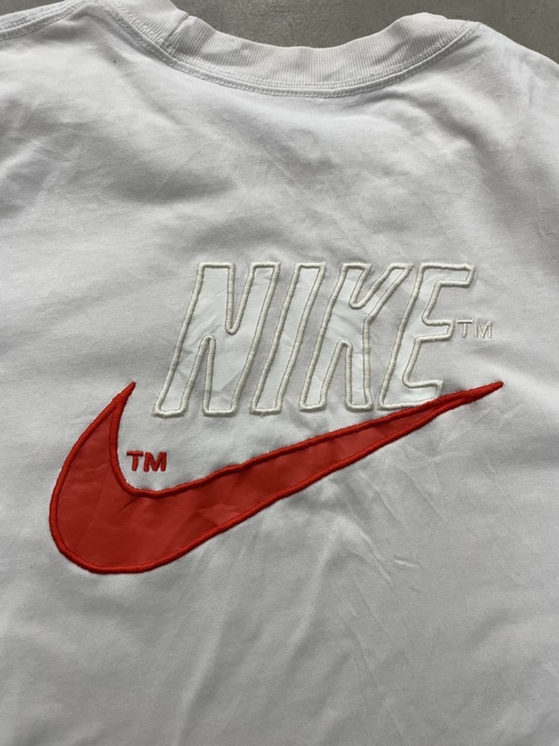 나이키 화이트 오버핏 반팔 티셔츠 XXL 상품이미지4