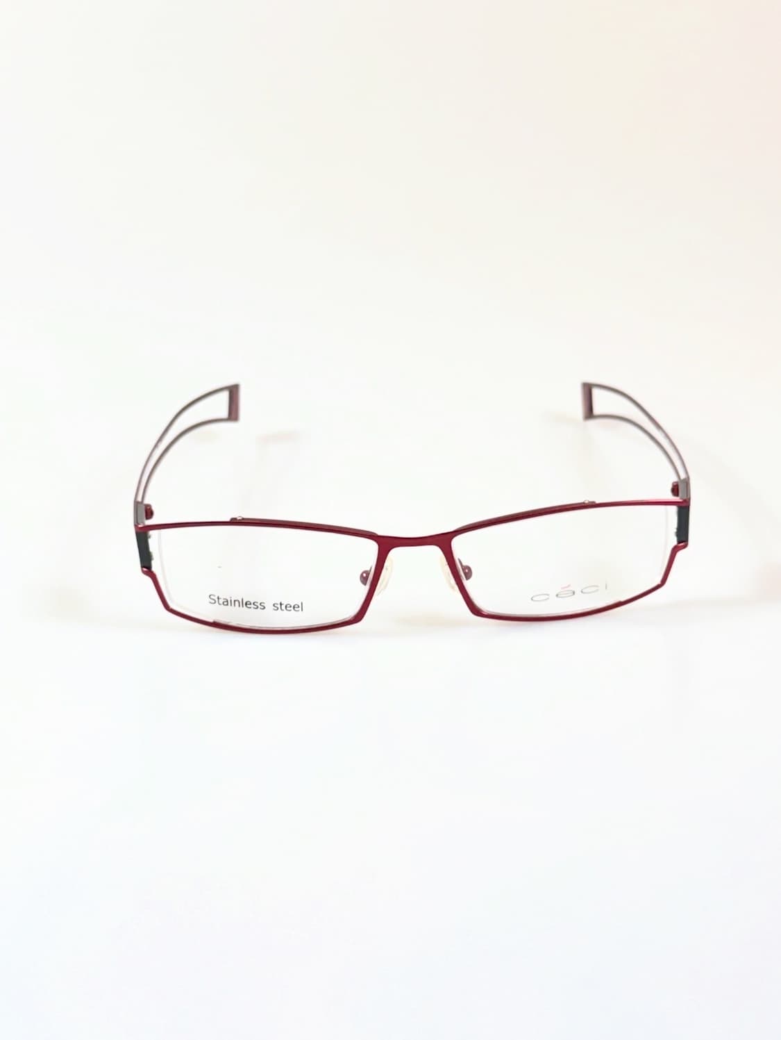 90s 독일제 CECI 메탈 슬림 스퀘어 빈티지 안경 상품이미지3