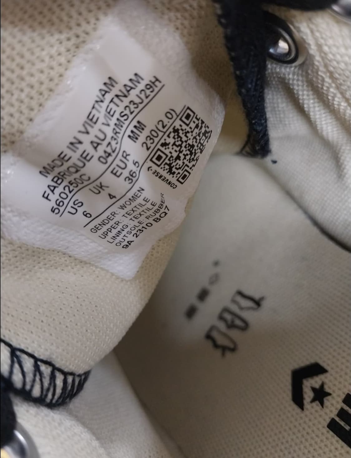 여성 컨버스 척테일러 올스타 리프트 블랙 운동화 (230) 상품이미지9