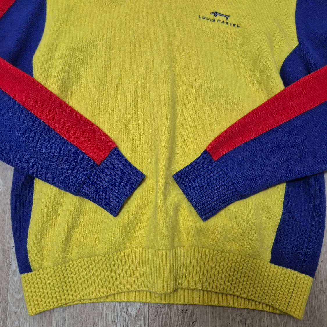 루이까스텔 골프 방풍 반집업 니트 L(100) 상품이미지3