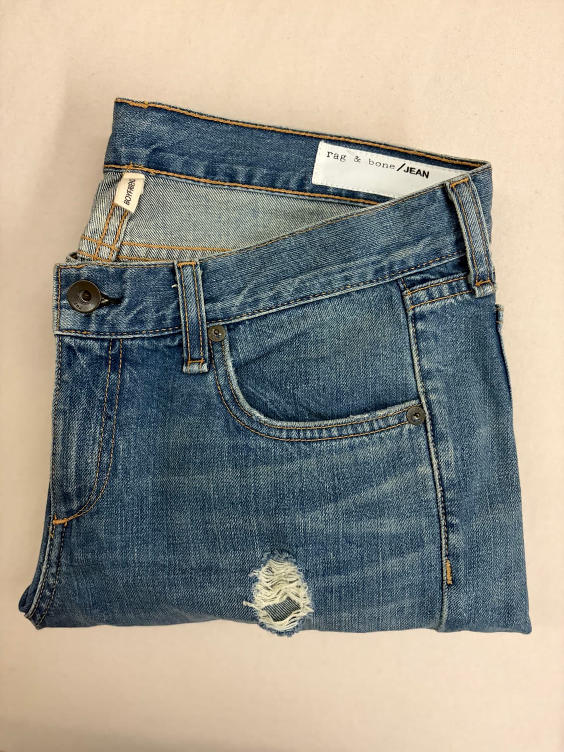 Rag & Bone 데미지 보이프렌드 데님팬츠 26 상품이미지8