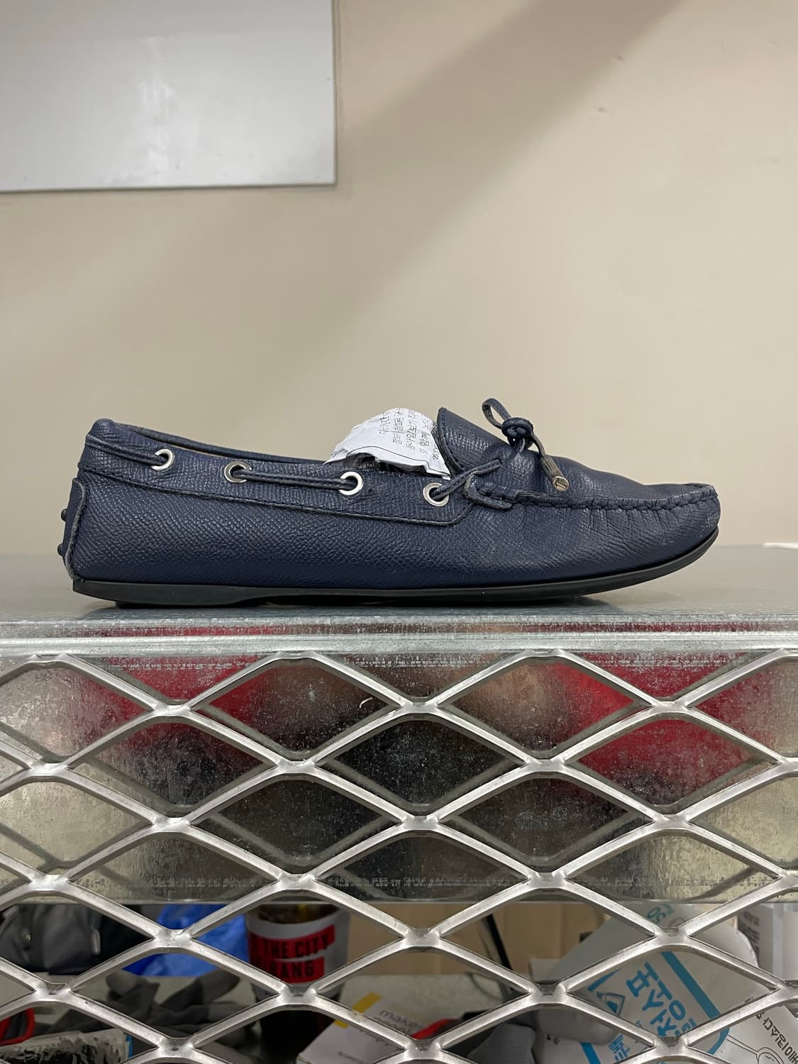 토즈 고미노 레더 드라이빙 슈즈 블루 37 상품이미지4