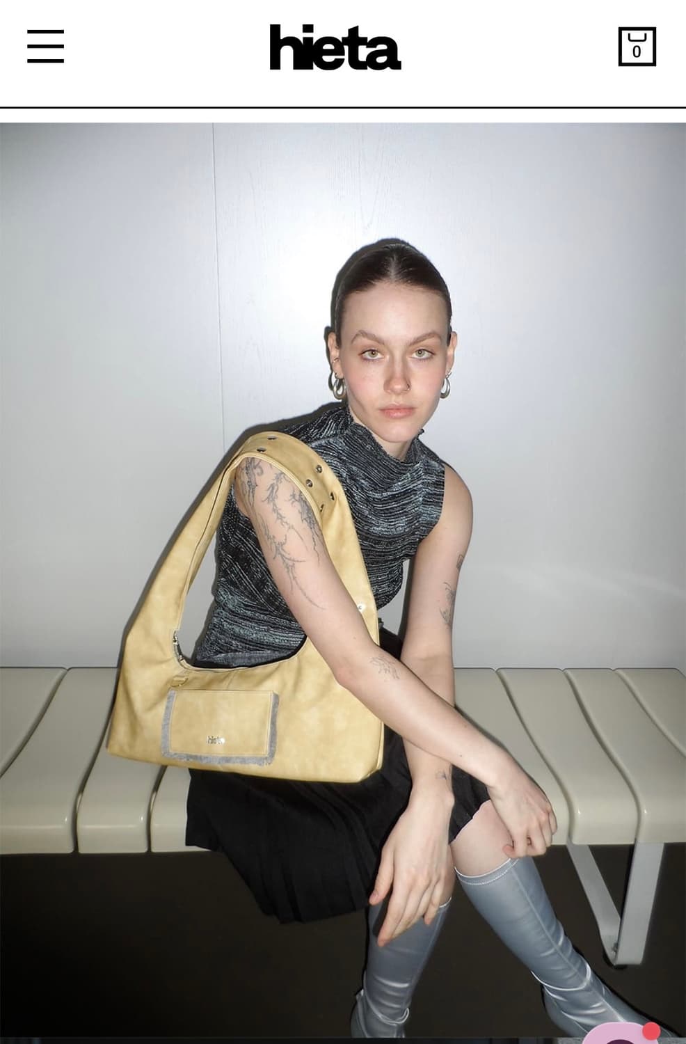 [새제품]히에타 티나백 버터색상 상품이미지1