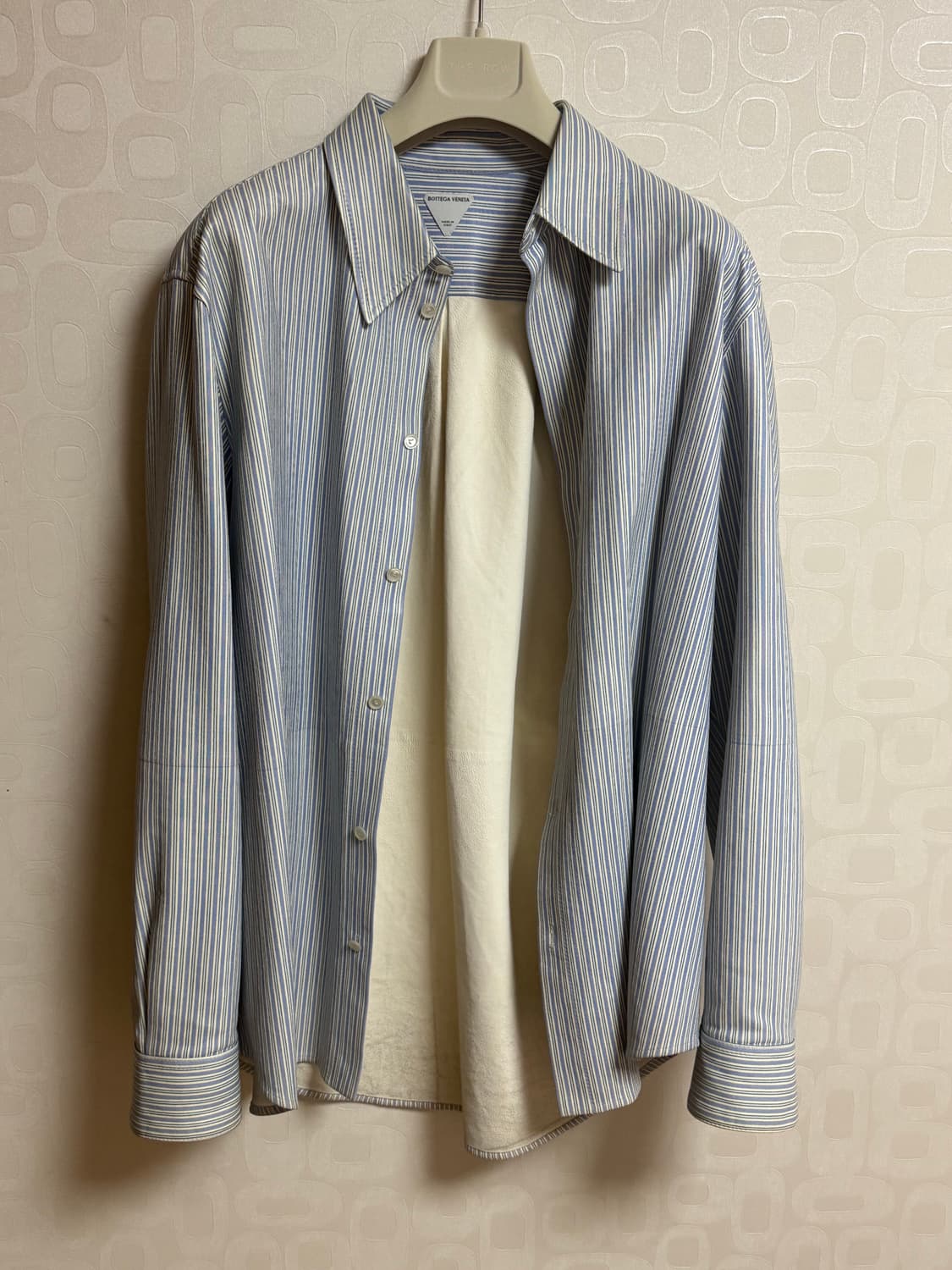 보테가베네타 레더 스트라이프 셔츠 50 상품이미지1