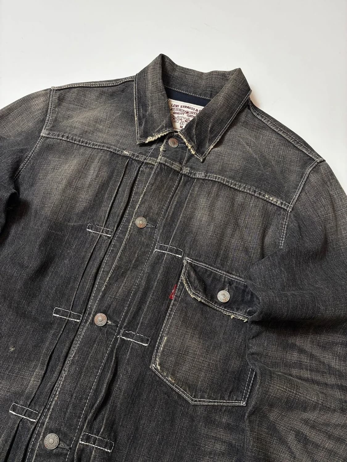 리바이스 00's 1세대 에이징 데님 트러커 자켓 PN8917 상품이미지2