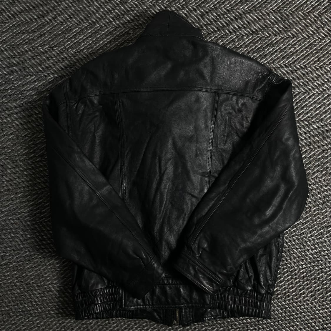 빈티지 램스킨 가죽 레더 봄버 자켓y 3566 상품이미지10