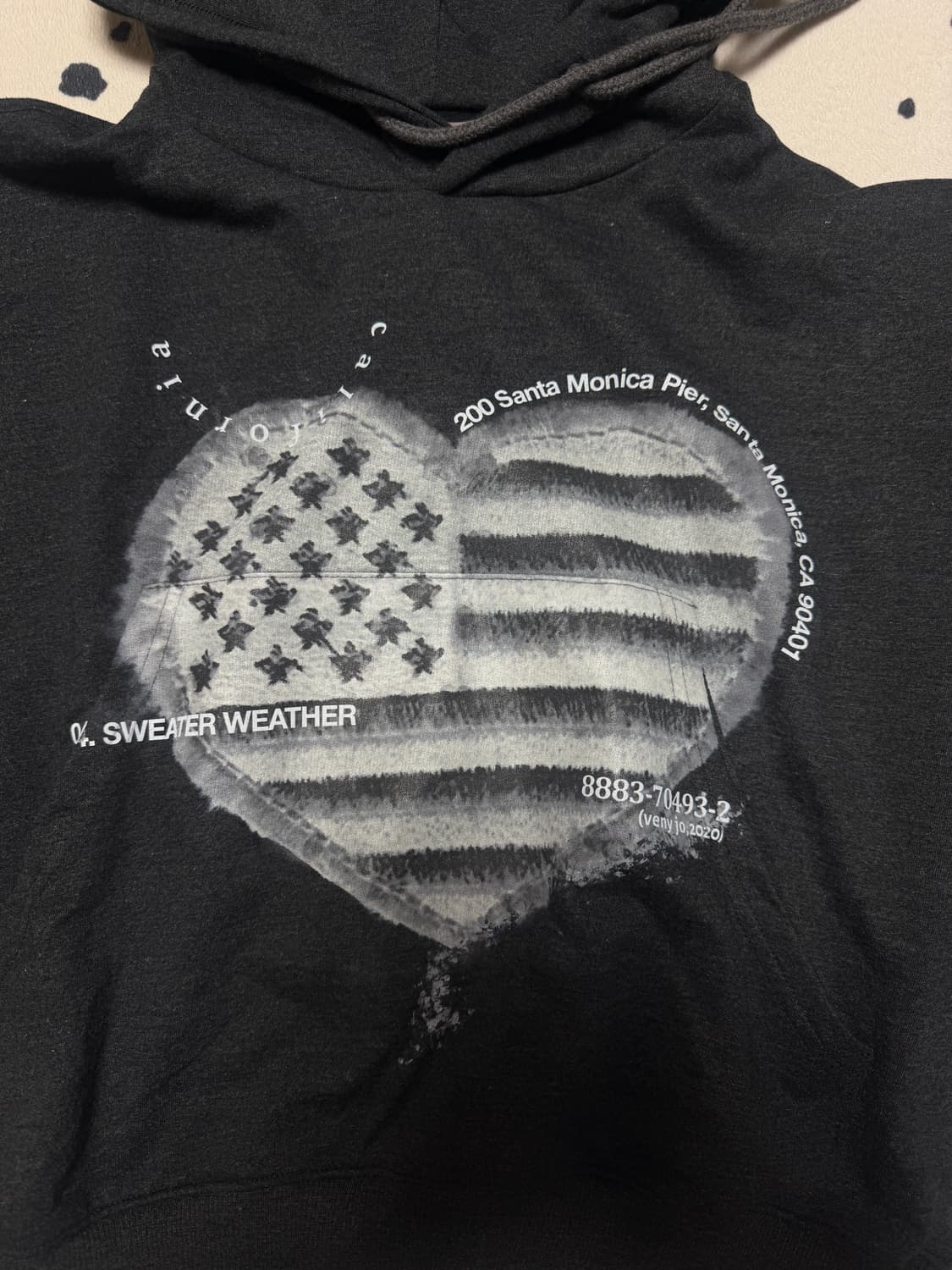 베니조프로덕트 크롭 후드티 상품이미지4