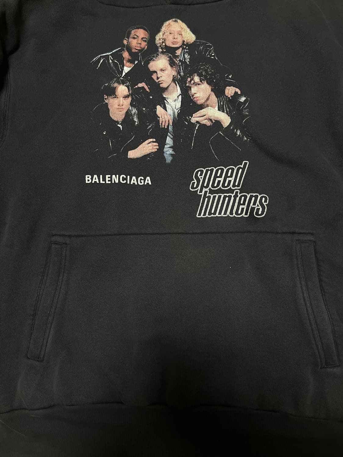 [S] 18FW 발렌시아가 스피드헌터 후드티 오버핏 상품이미지5