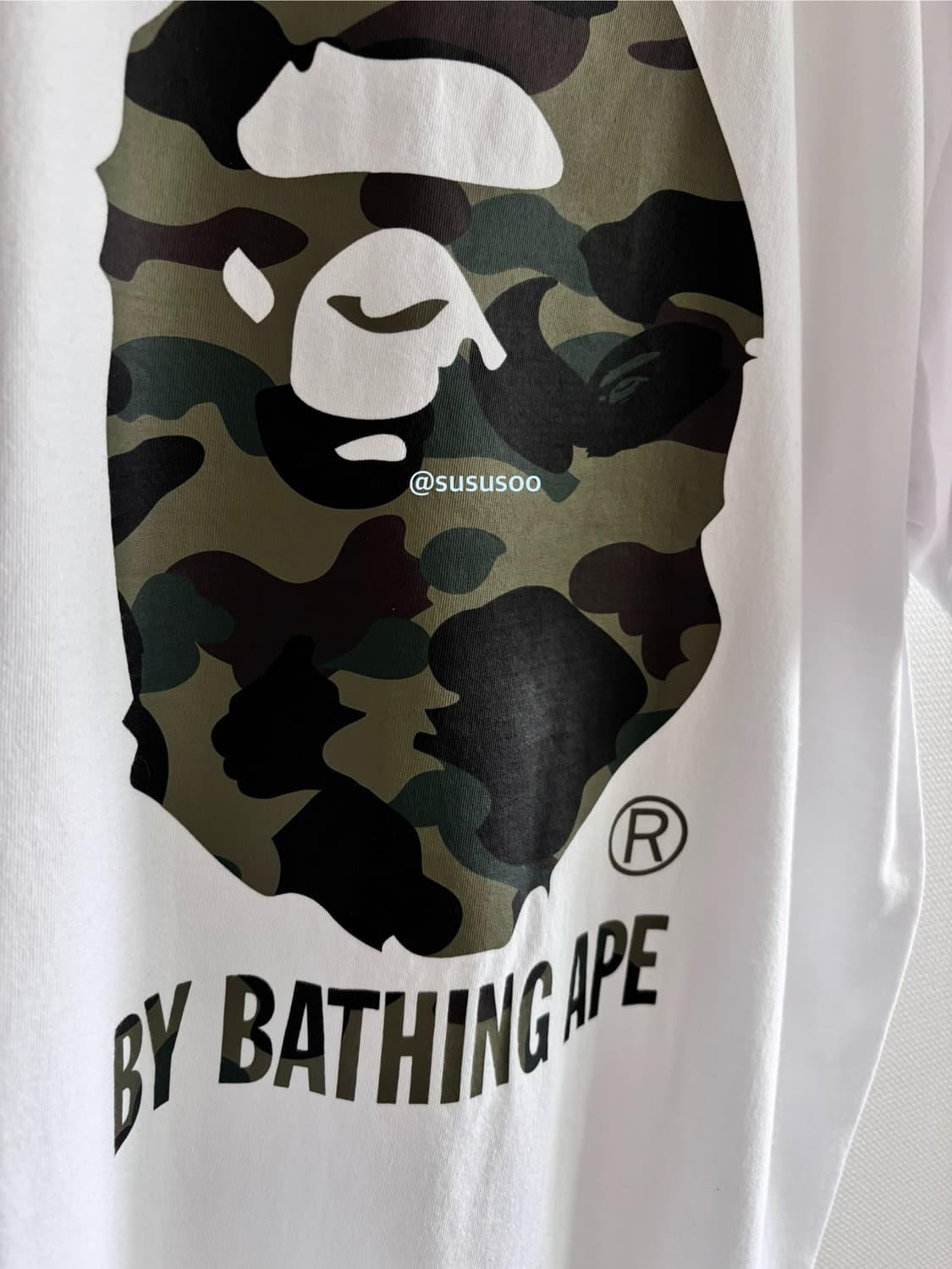 BAPE 1st 카모 By Bathing Ape 베이프 티셔츠 (L) 상품이미지5