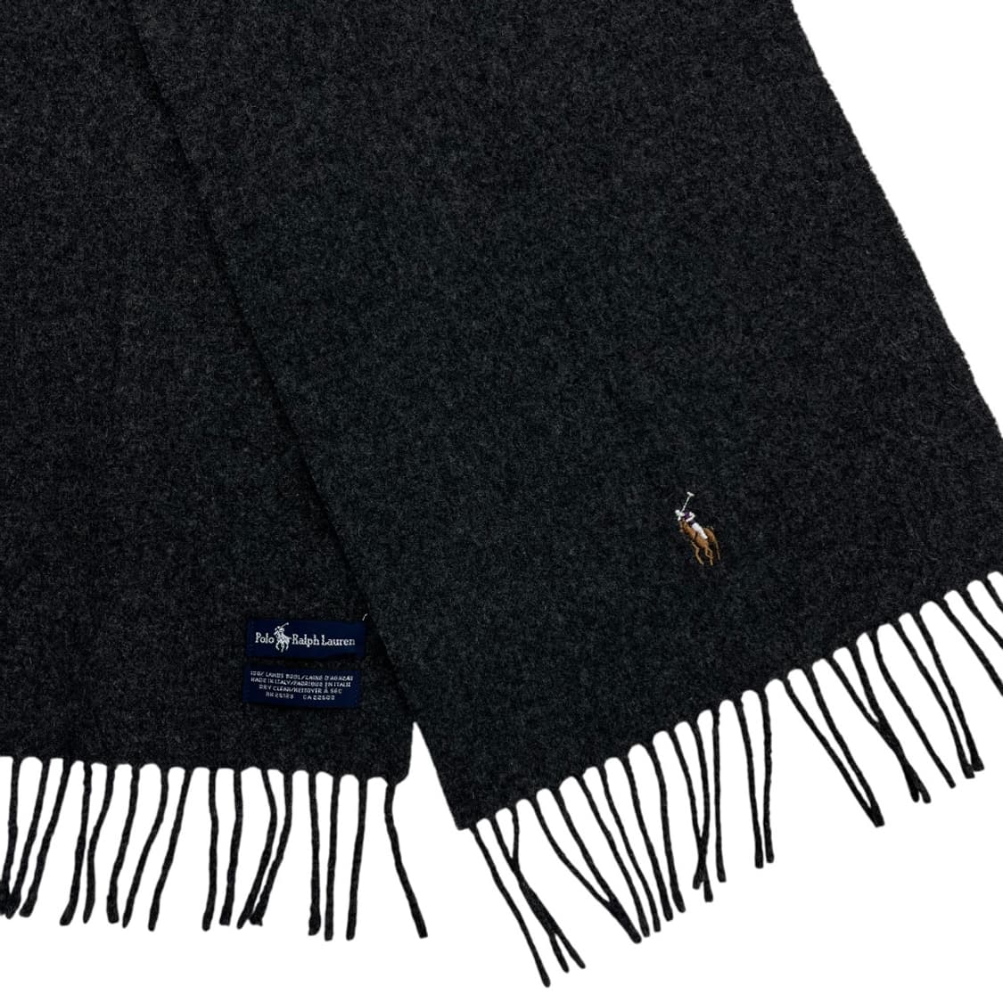 폴로 랄프로렌 옥스포드 그레이 램스울 머플러 상품이미지5