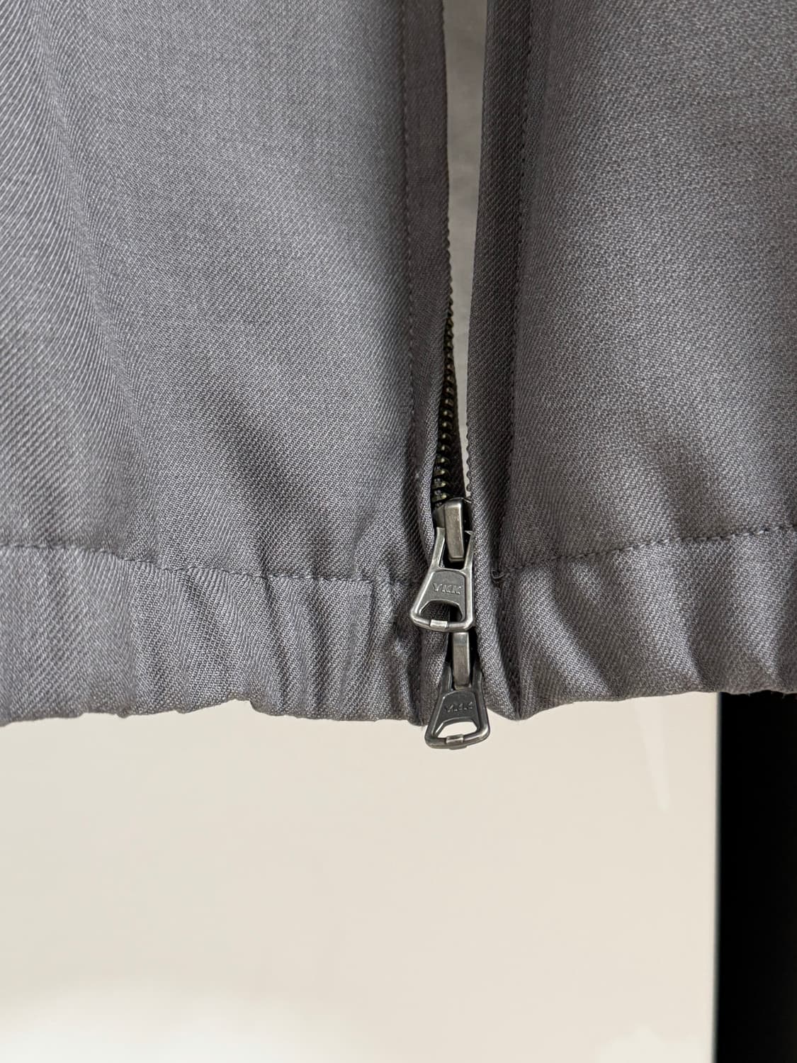 쿠어 COOR 울 블루종 자켓 회색 L 상품이미지2