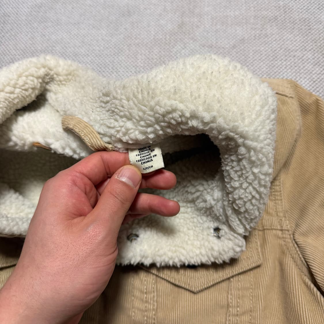 리바이스 코듀로이 쉐르파 트러커 자켓 상품이미지4