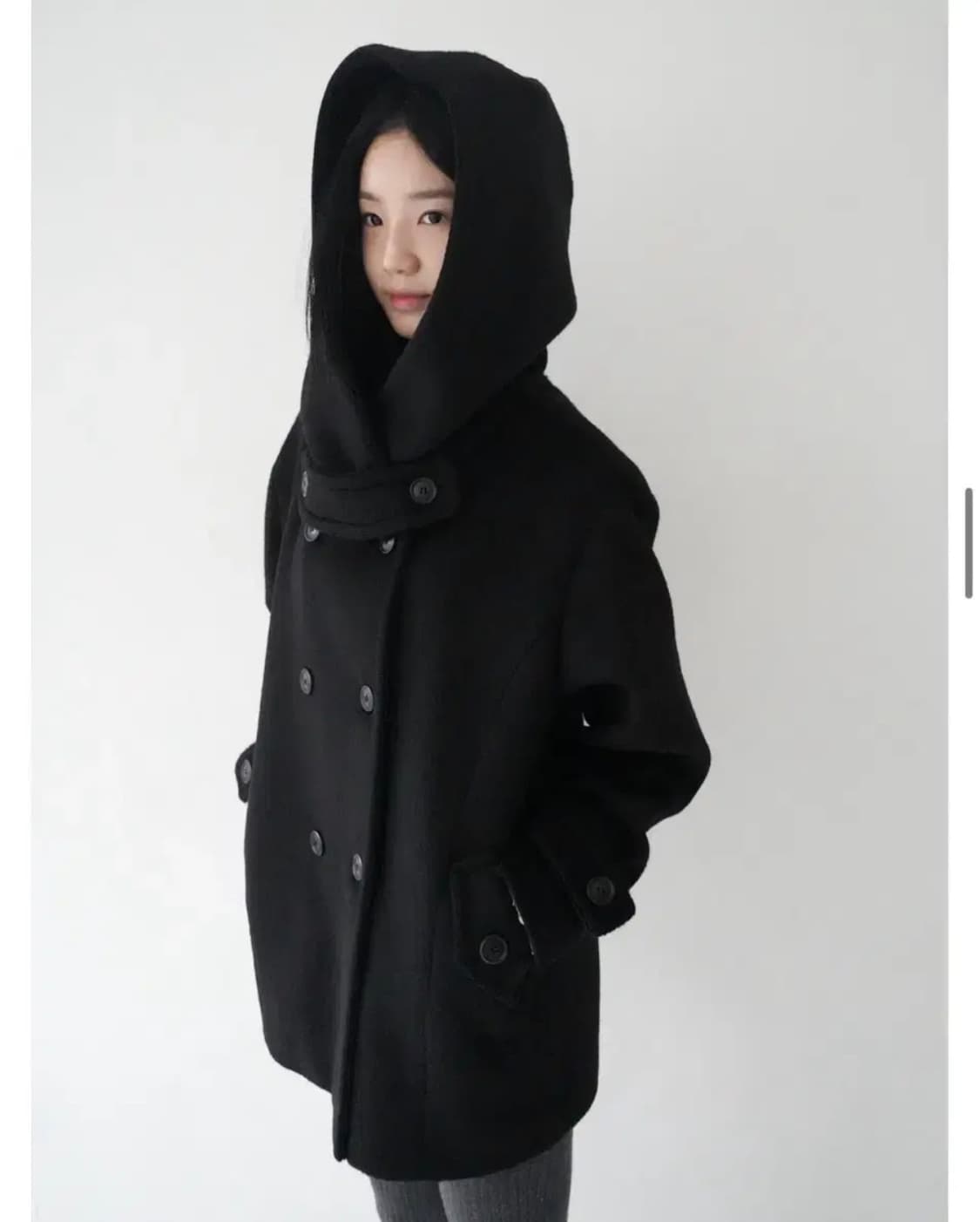 인앤양인하모니 미야 코트 블랙 리뉴얼 된 버전 상품이미지4