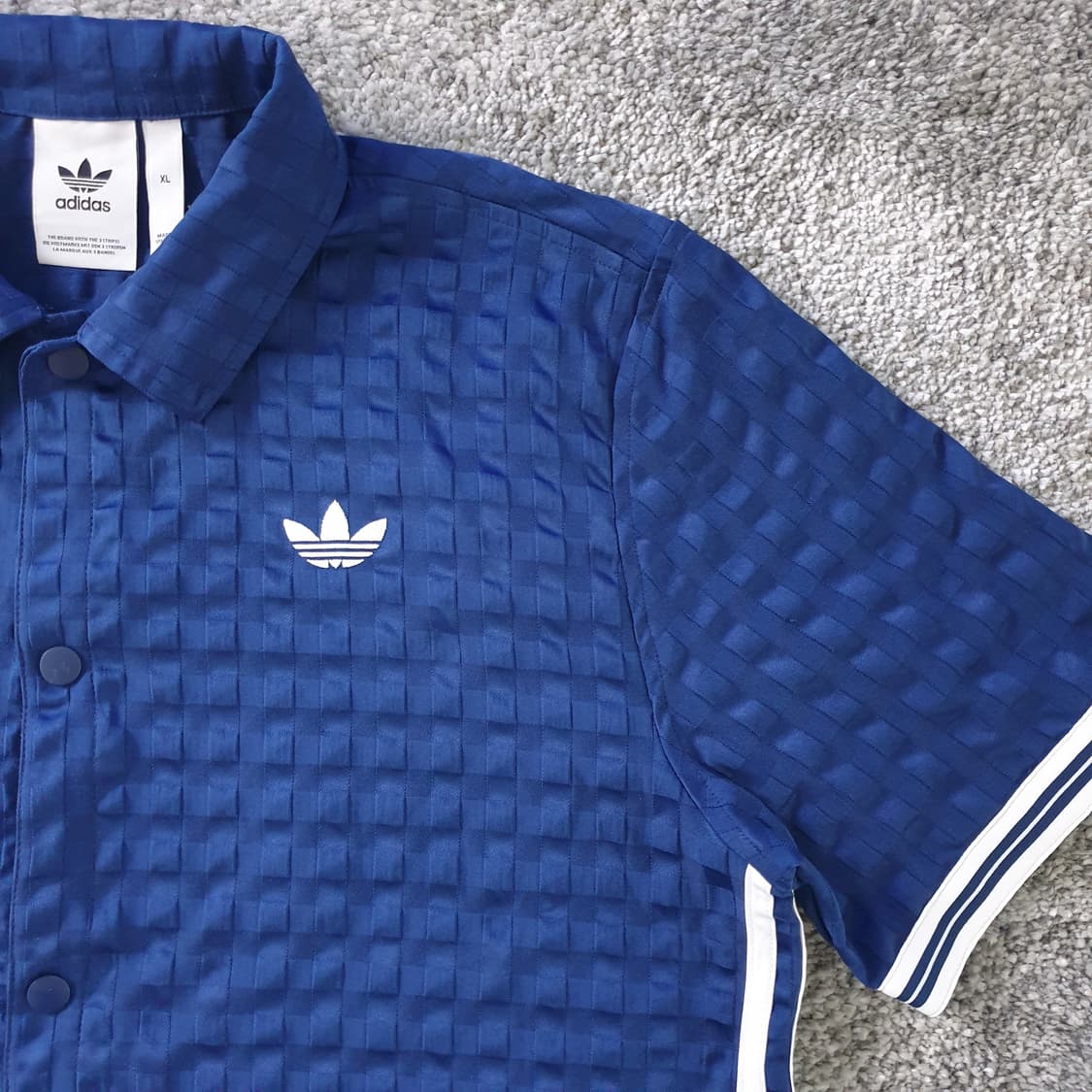 [무료배송] ADIDAS 반팔 스냅탑 상품이미지5