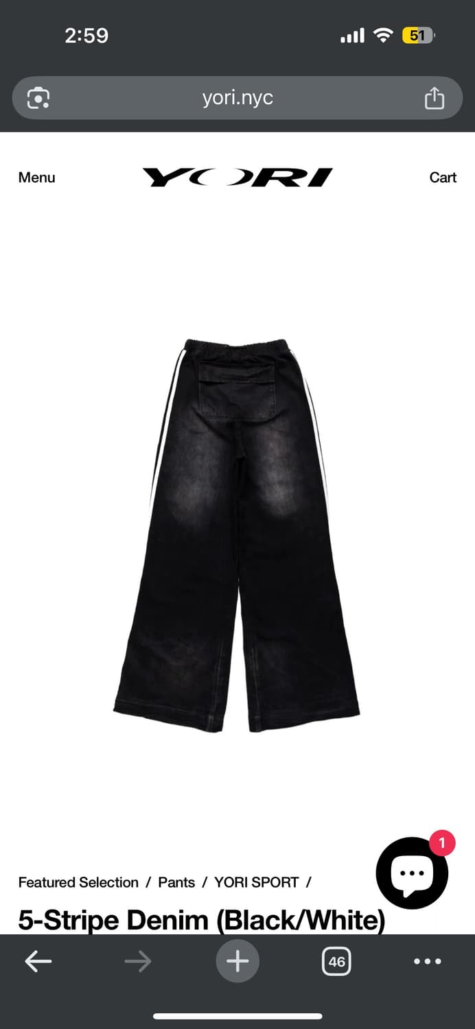 yori 5 stripe denim 상품이미지5
