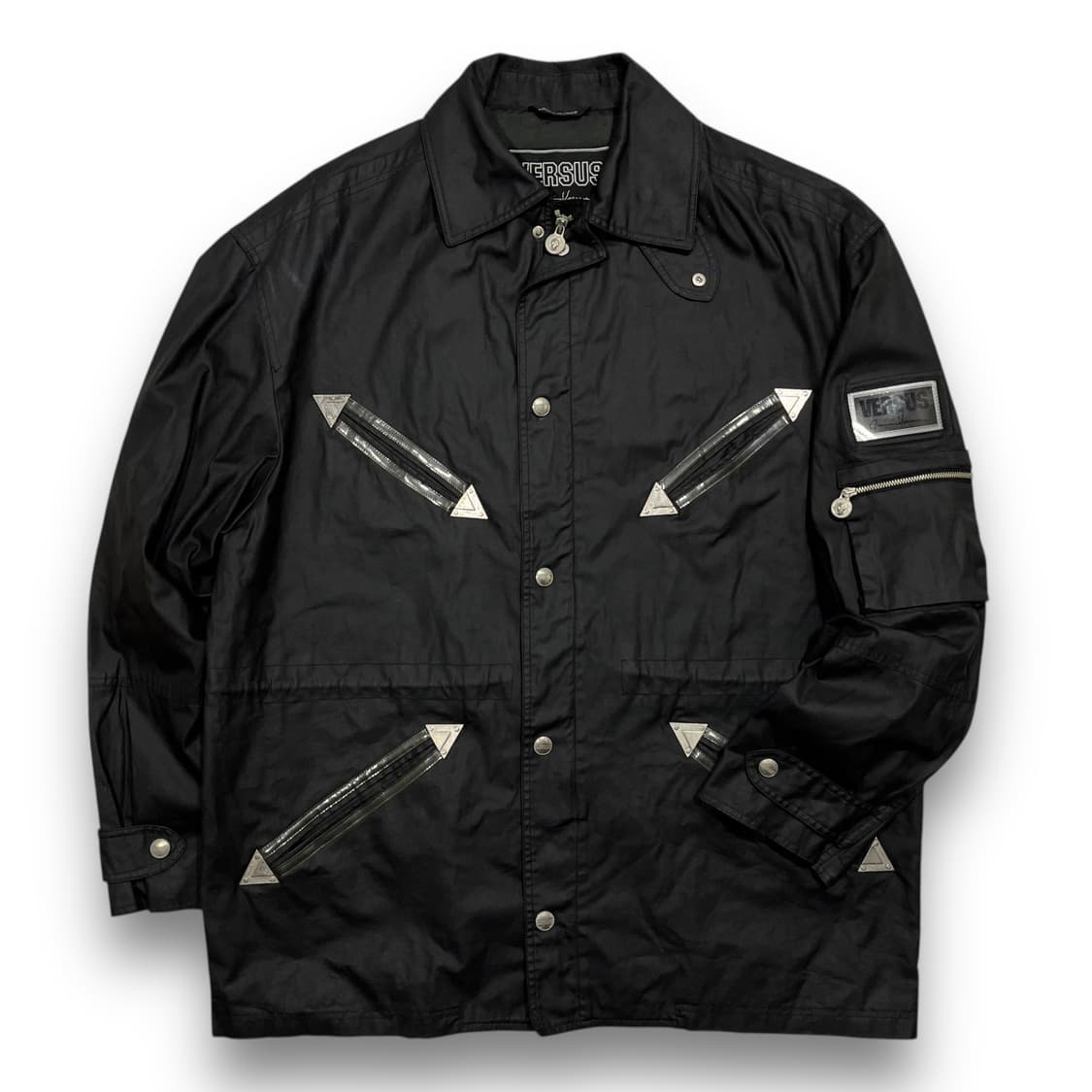 베르수스 베르사체 90s 락시크 코티드 멀티 패널 자켓 상품이미지1