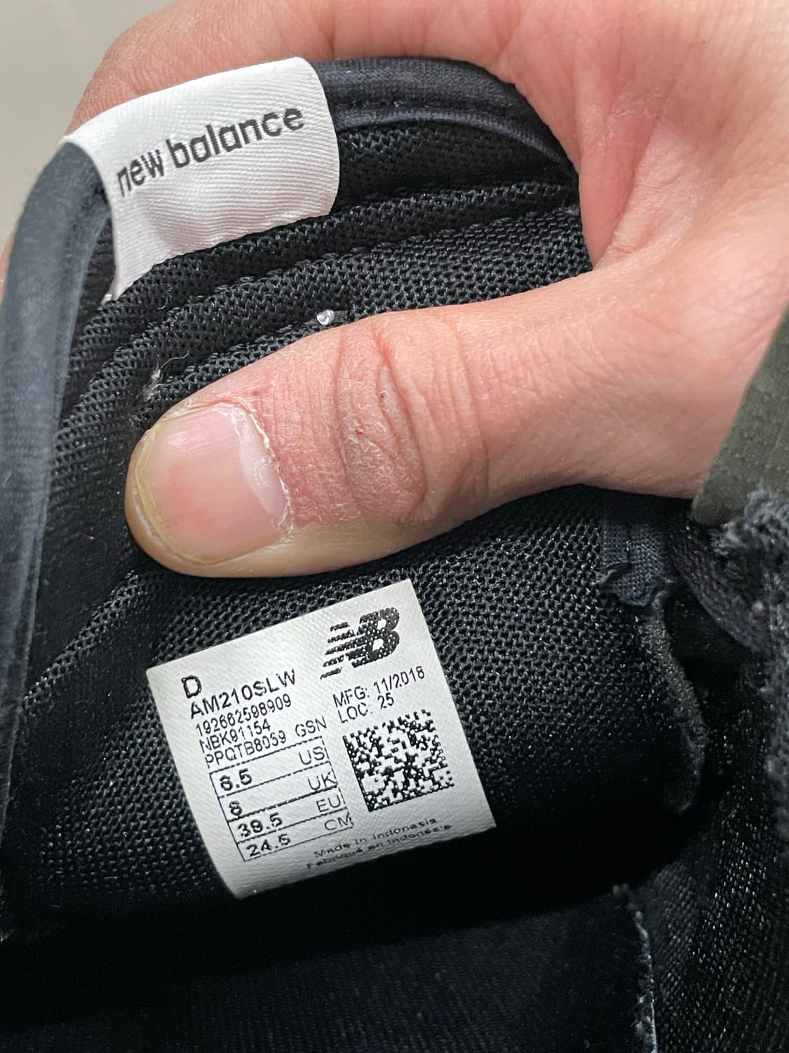 뉴발란스 210 스니커즈 블랙 245 상품이미지10