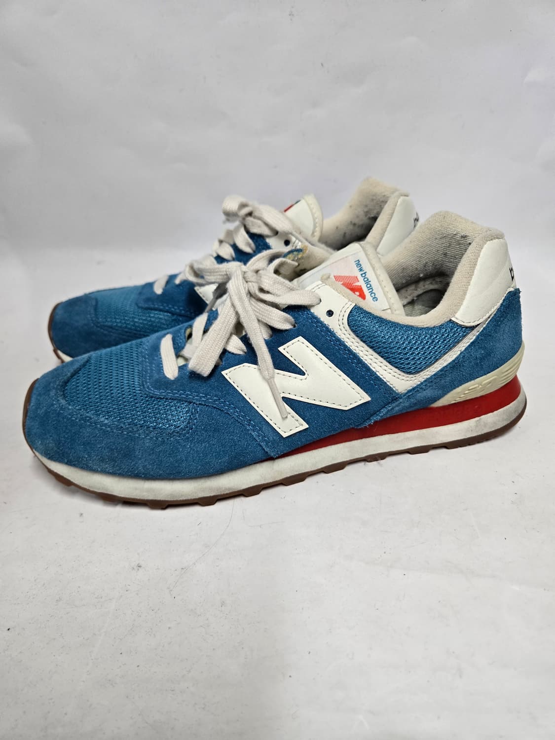 뉴발란스 574 블루 스웨이드 운동화260mm 상품이미지3