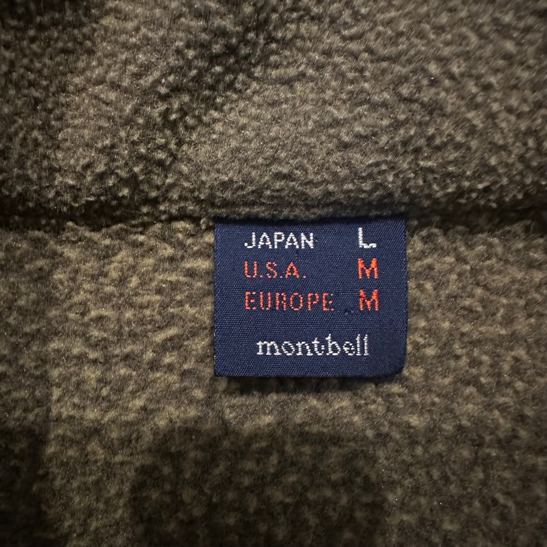 90s 재팬 몽벨 mont-bell 폴라텍 하프집 플리스 상품이미지6