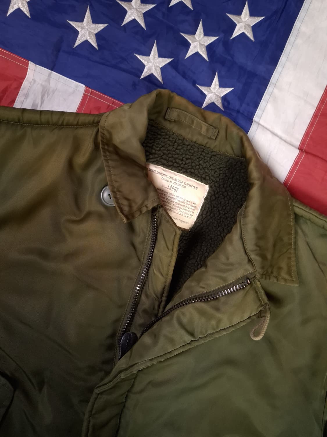 90's 빈티지 미해군 복각 A-1 덱자켓 상품이미지3