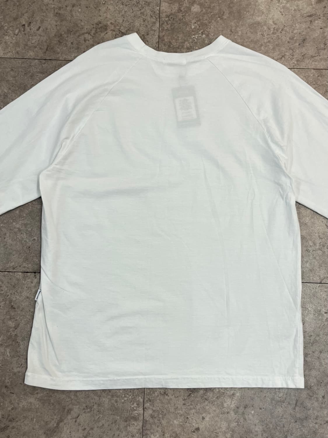 이스케이프프롬 롱슬리브리스 긴팔티 화이트 M #csz3913  상품이미지8