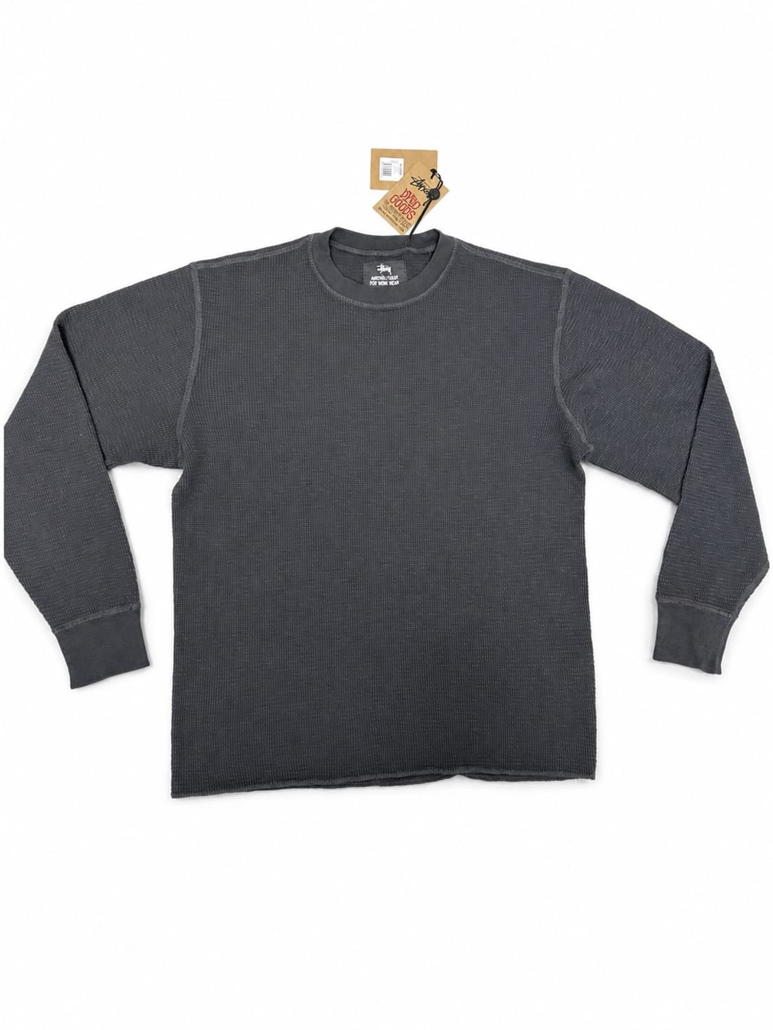 PIGMENT DYED LS THERMAL - FADED BLACK 상품이미지3