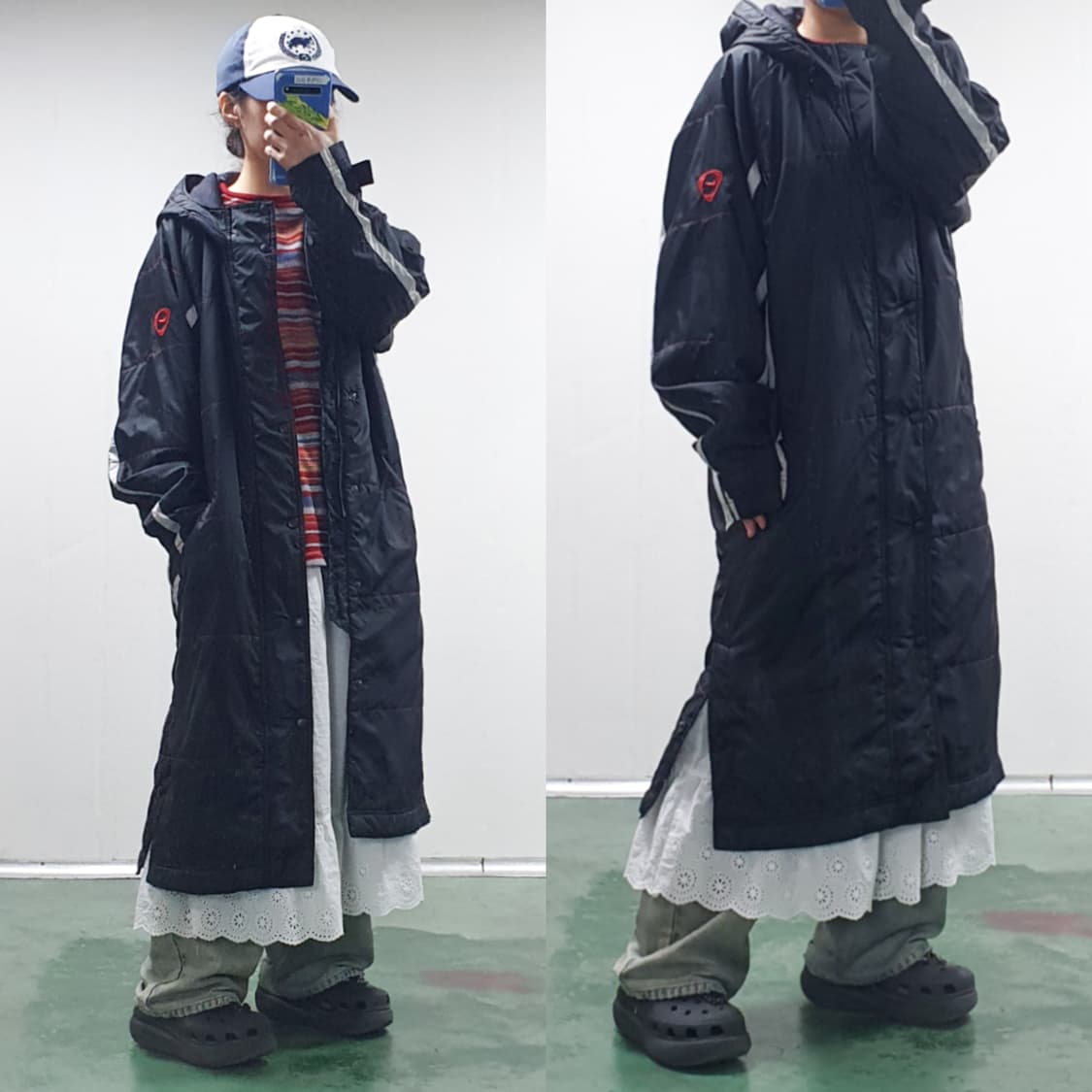 나이키 돕바 롱 점퍼(boys 160 L) 블랙 상품이미지10