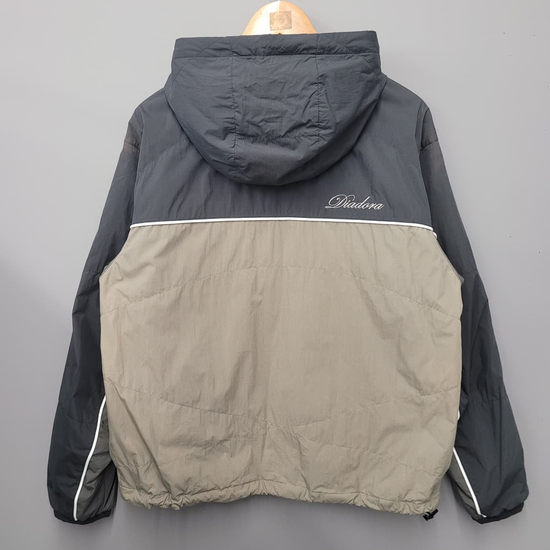 diadora 디아도라 윈터 피트크루 컬러블랙 패딩 아노락 상품이미지2