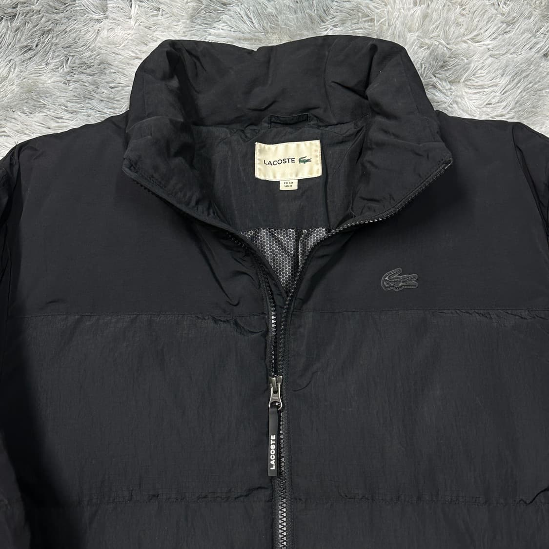 라코스테 덕다운 블랙 패딩 L 상품이미지2