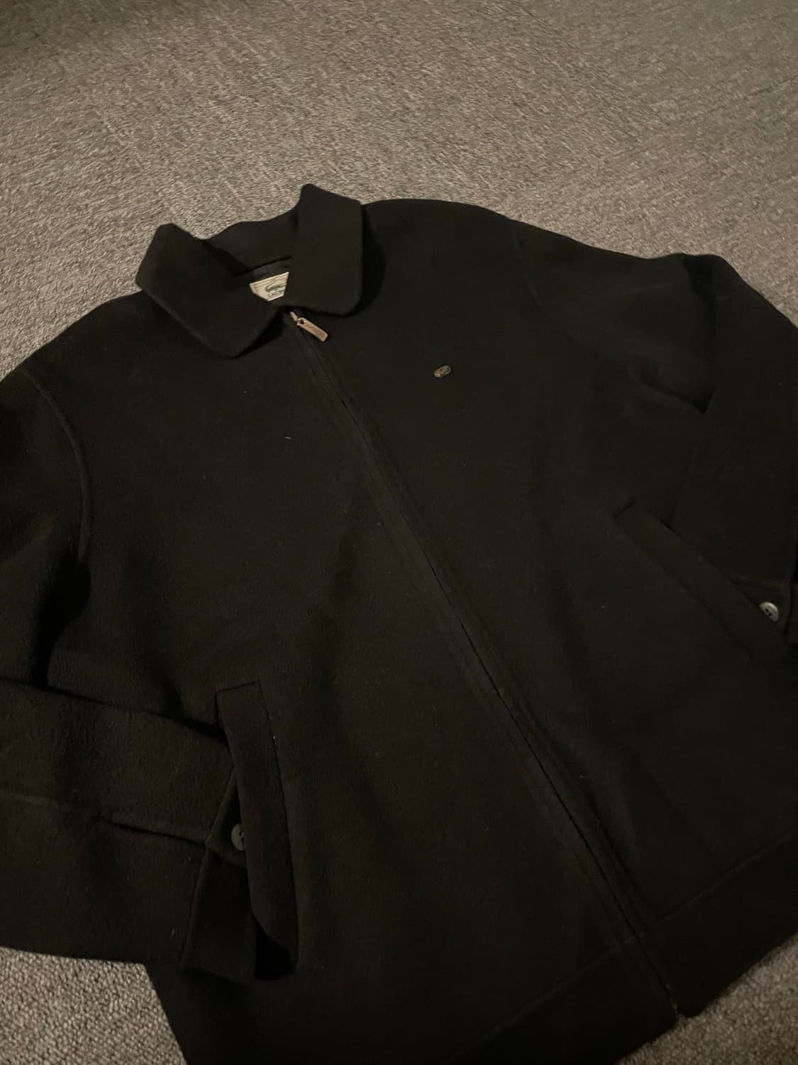 라코스테 울 자켓 블랙  상품이미지4