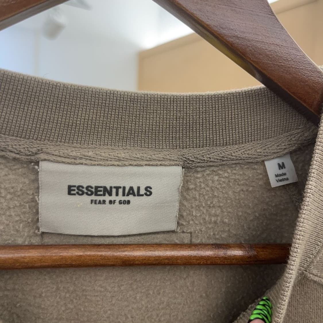 피어 오브 갓 에센셜 모던 캐주얼 백로고 약기모 맨투맨 M C09093 상품이미지5