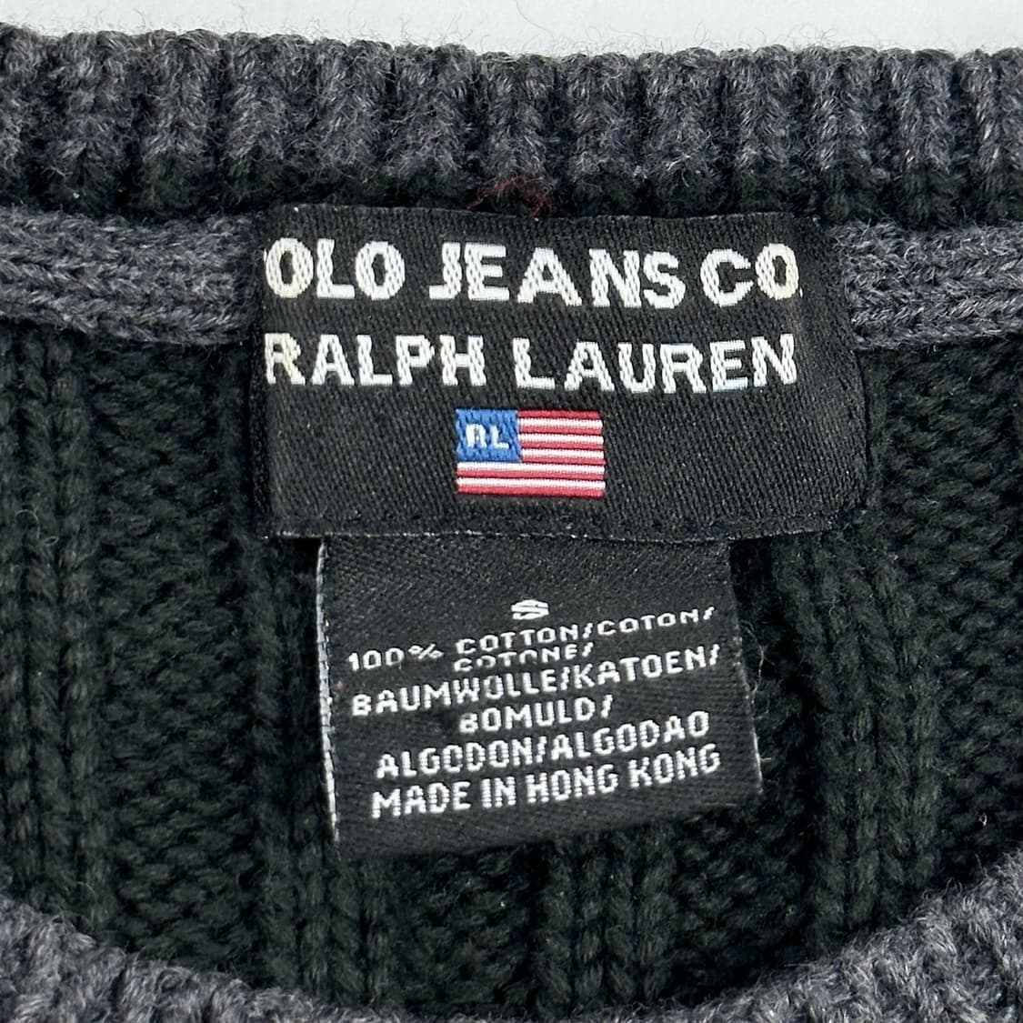 폴로 진스 성조기 카키 우먼 니트 (S 여성추천) 상품이미지5