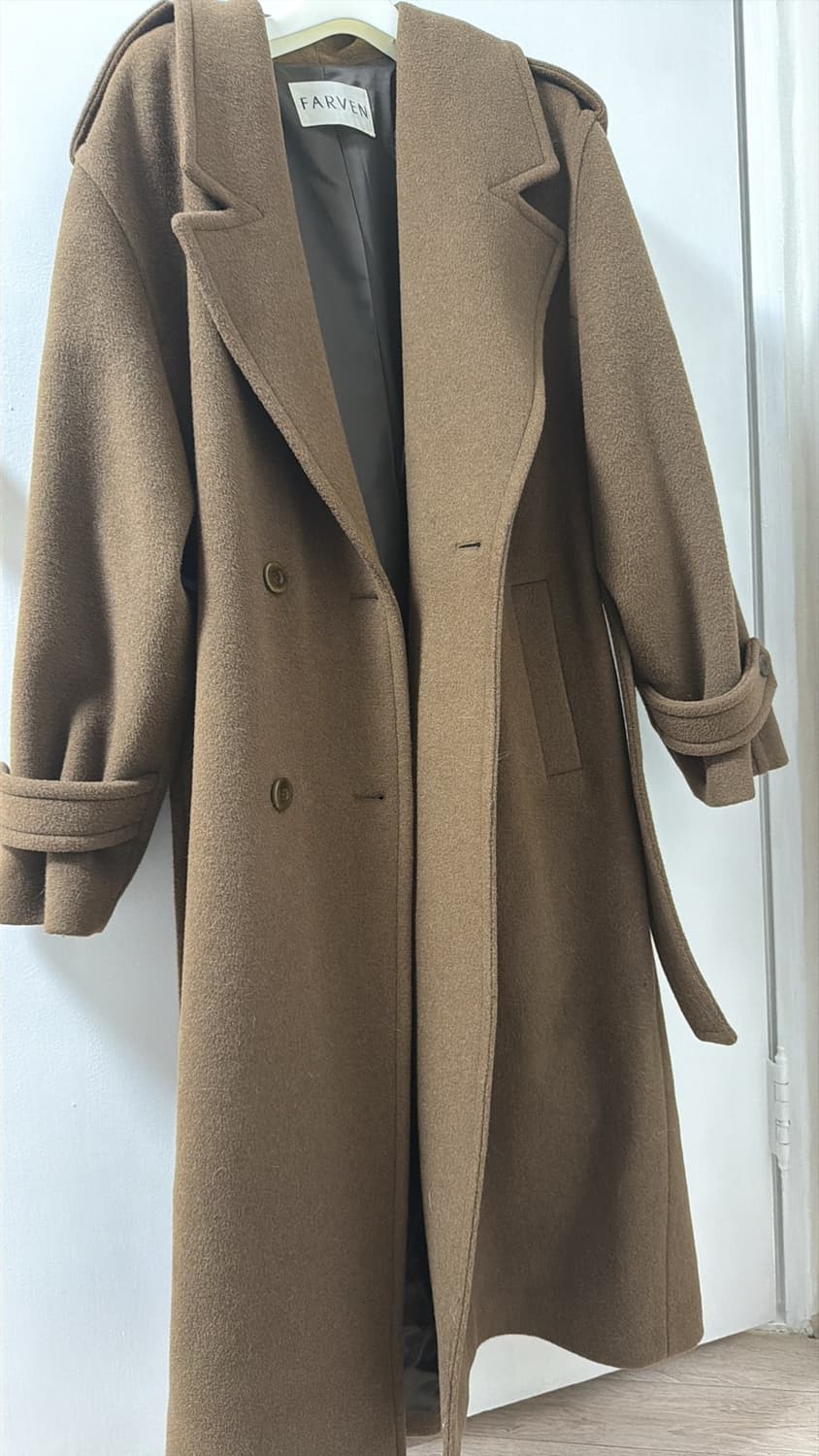 파르벵 울 더블 코트 상품이미지3