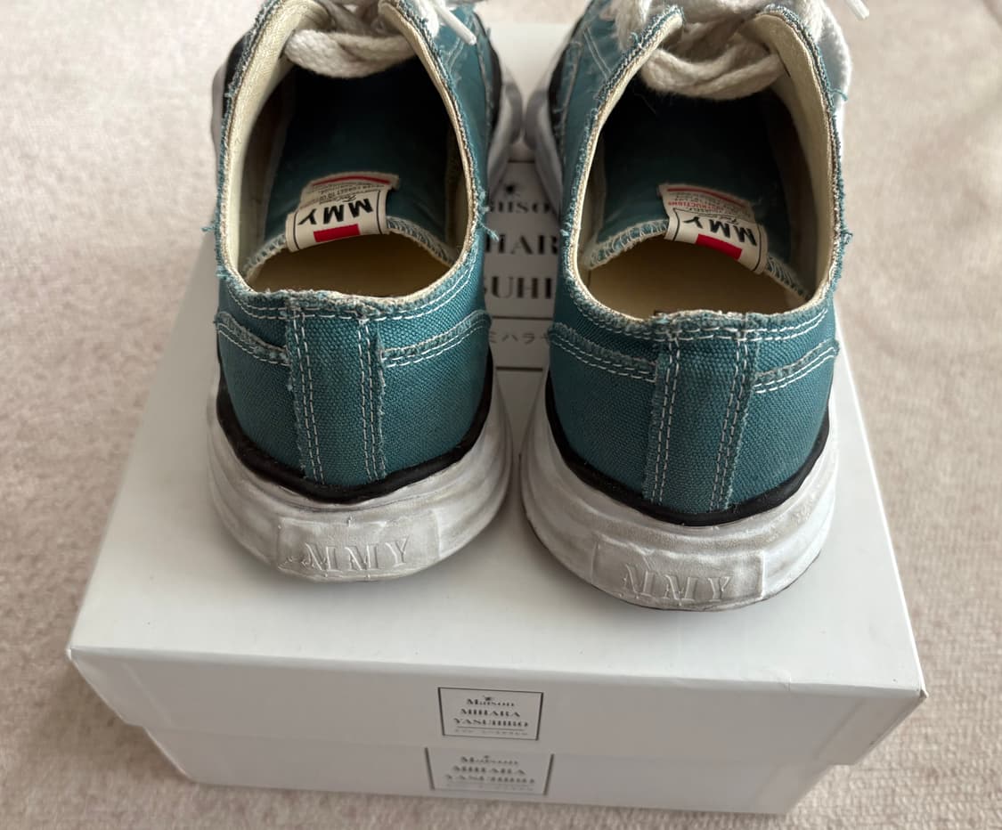 미하라 야스히로 피터슨 캔버스 스니커즈 블루 / 43 상품이미지5