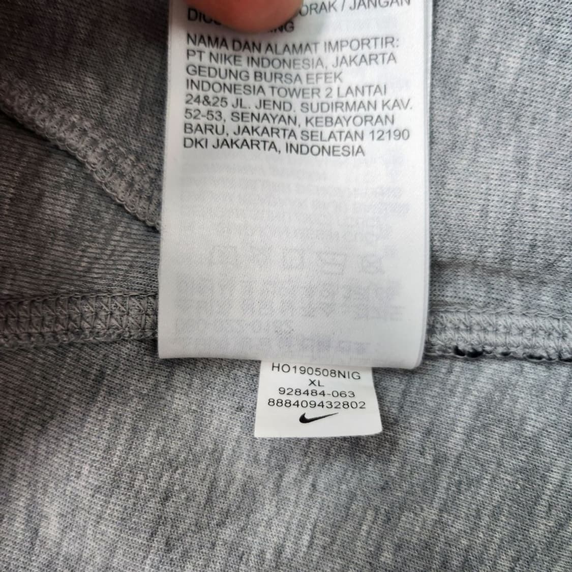 NIKE 태크팩 후드집업 XL 상품이미지9