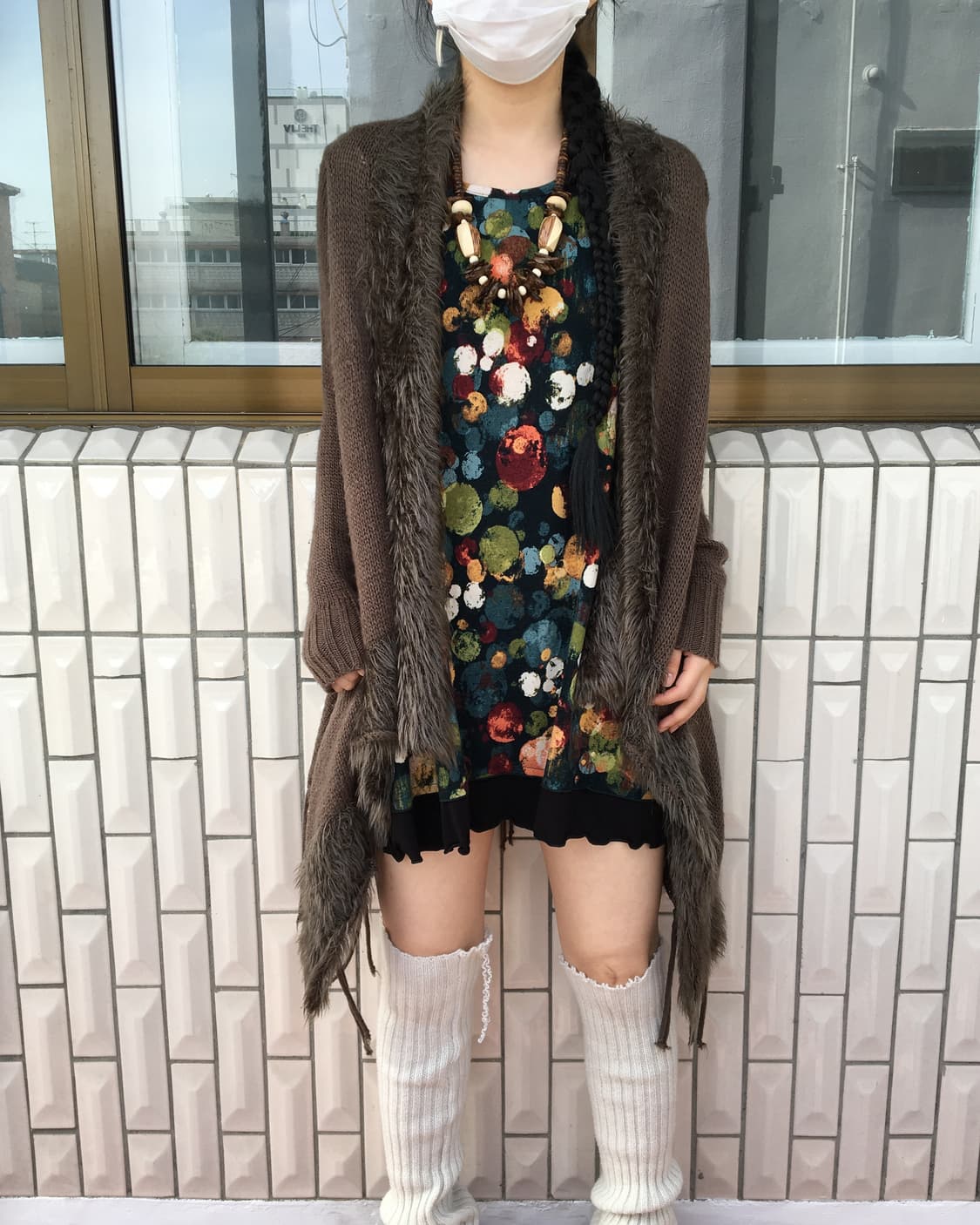 Feather point open knit caridgna 상품이미지1