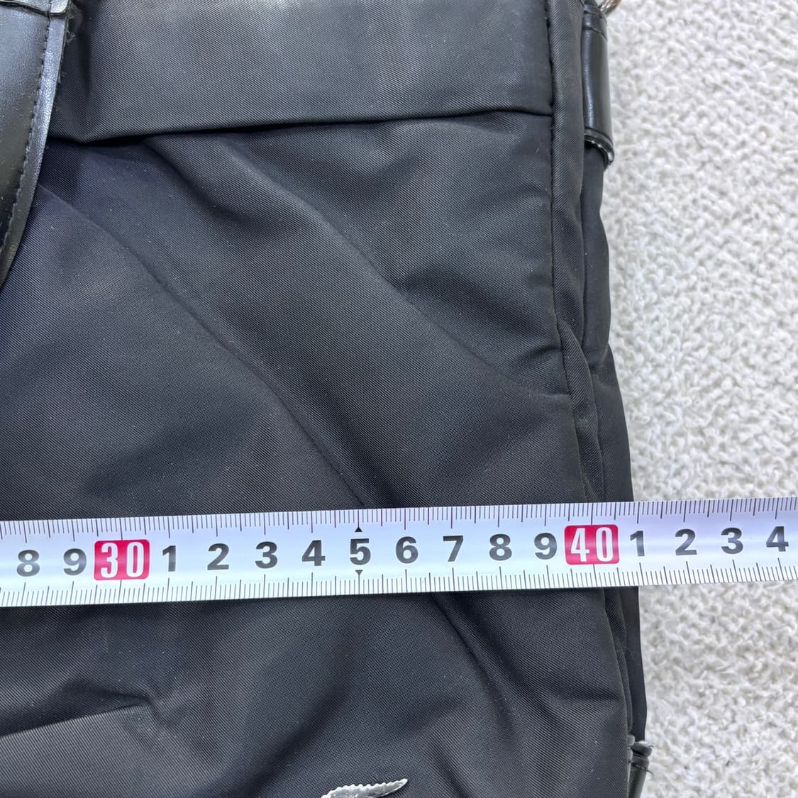 F 라코스테 블랙 나일론 서류 가방 0409E 상품이미지5