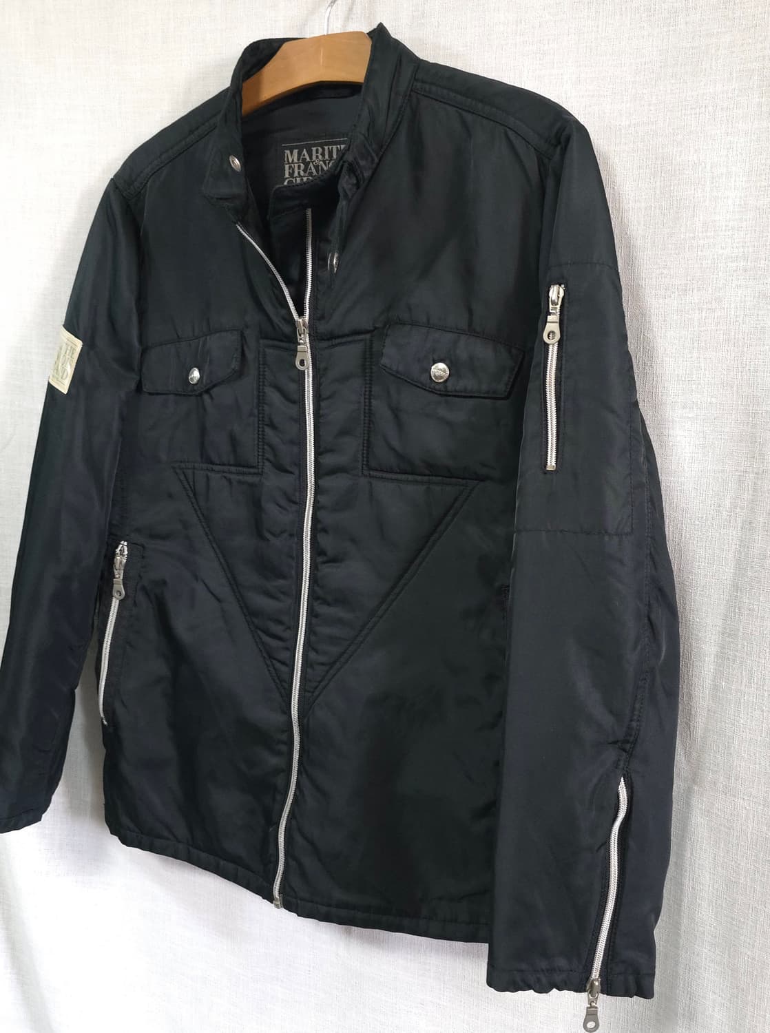 마리떼프랑소와저버 정품 얇은 패딩 바람막이 점퍼 라이더 자켓 95 바이크 상품이미지2