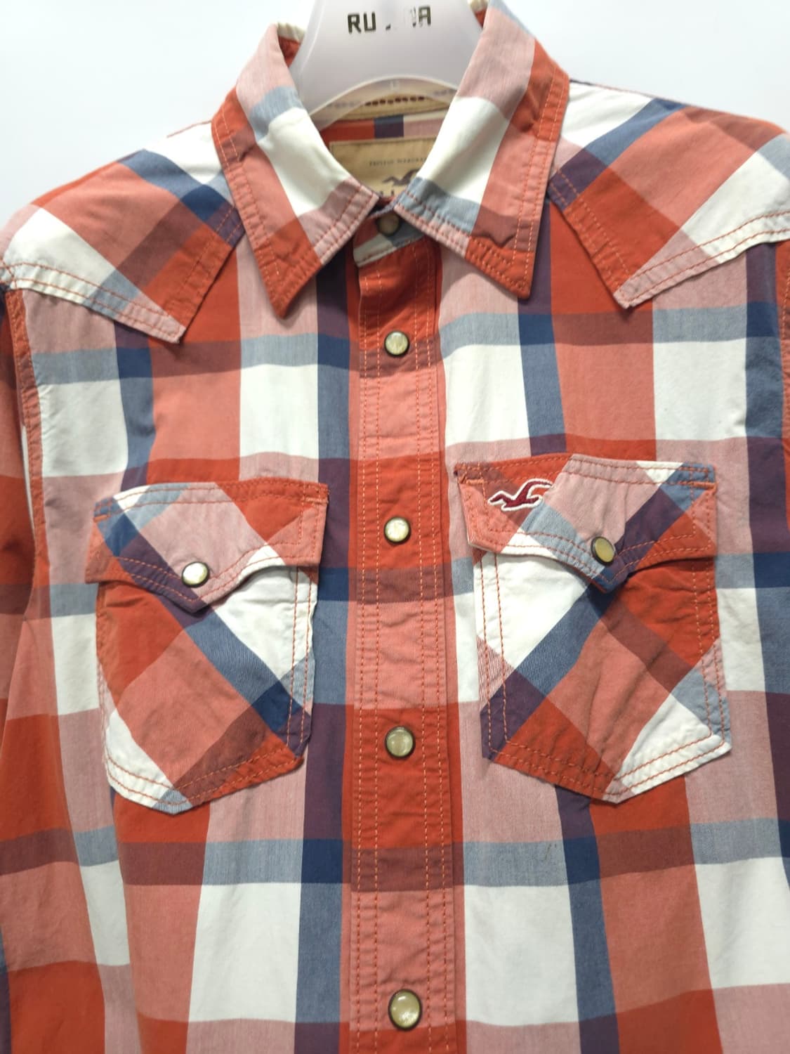 홀리스터 빈티지 웨스턴 체크 긴팔 셔츠(66~66반) 상품이미지6