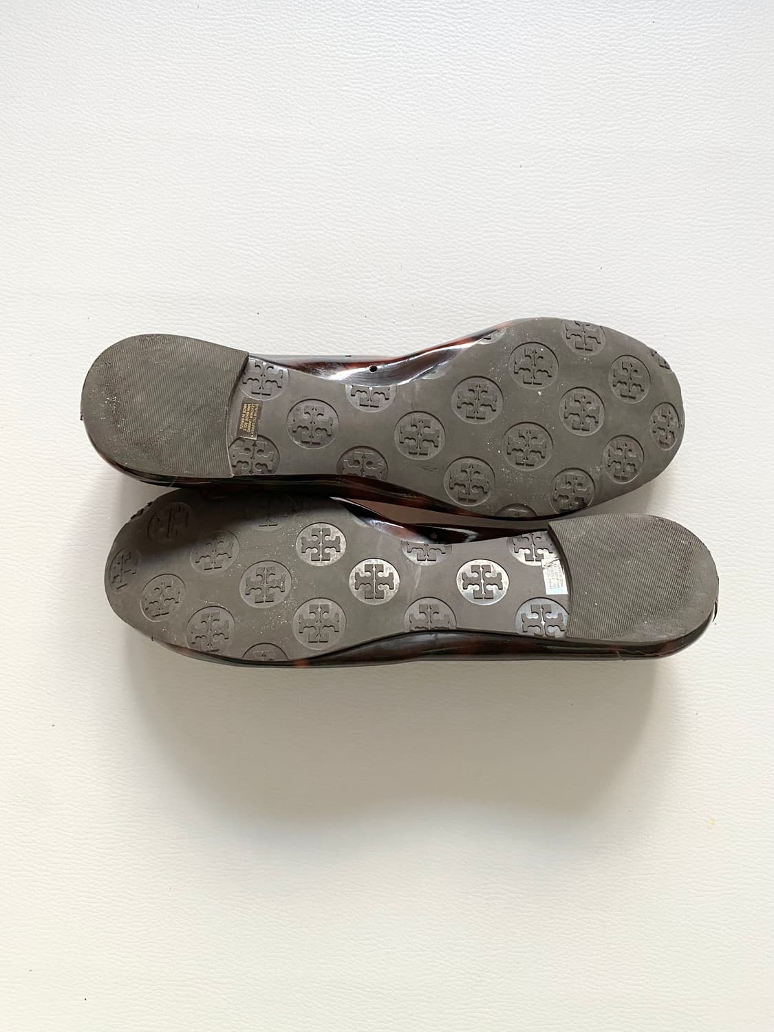 [토리버치] 토르토이즈 쉘 레바 발레 호피 젤리 플랫슈즈 6.5(정품) 상품이미지2