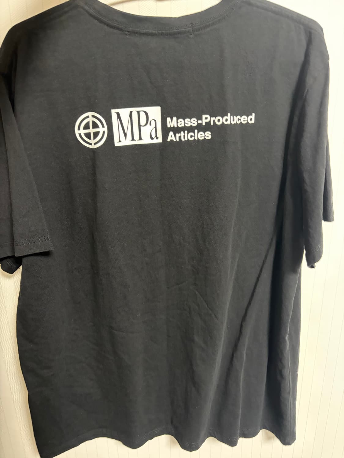 플라스틱프로덕트 반팔 MPa T-SHIRT (BLACK)  상품이미지3